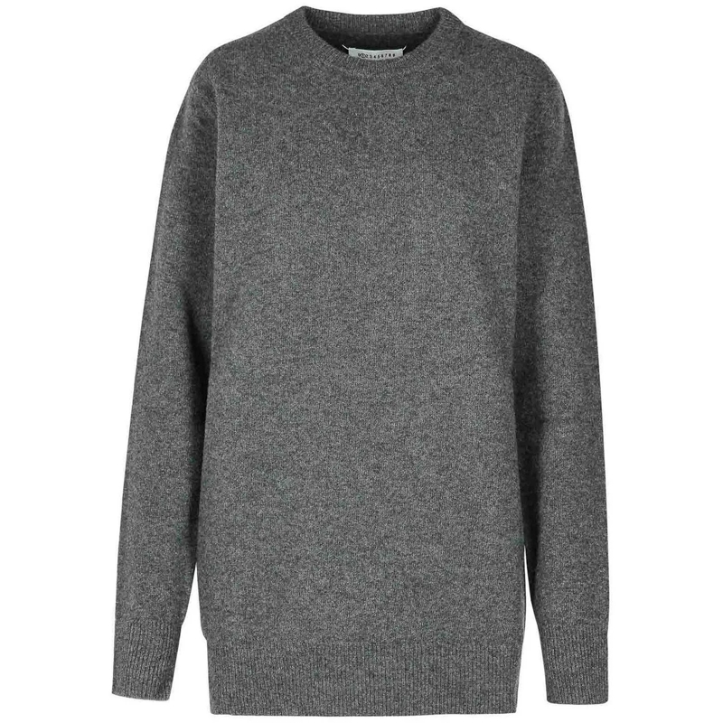 Maison Margiela T-Shirt Maison Margiela Wool Sweater grau