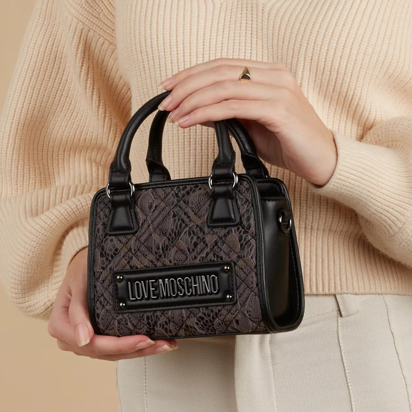 Love Moschino Crossbody bags Quilted Bag damen Handtasche Schwarz in zwart