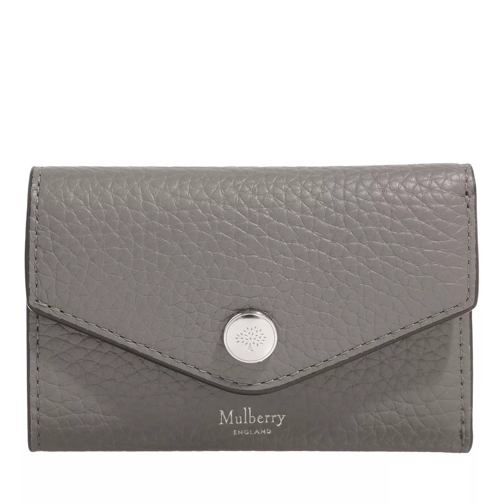 Mulberry Small Continental Wallet Charcoal Bi-Fold Portemonnaie