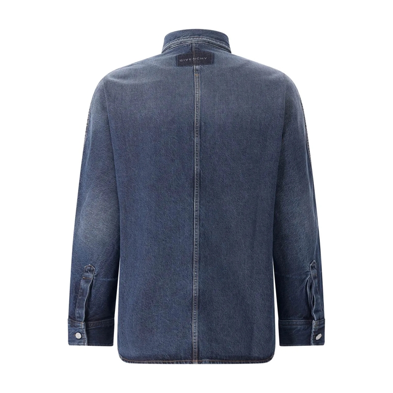 Givenchy Hemd Overshirt aus Denim blau(Image 3)