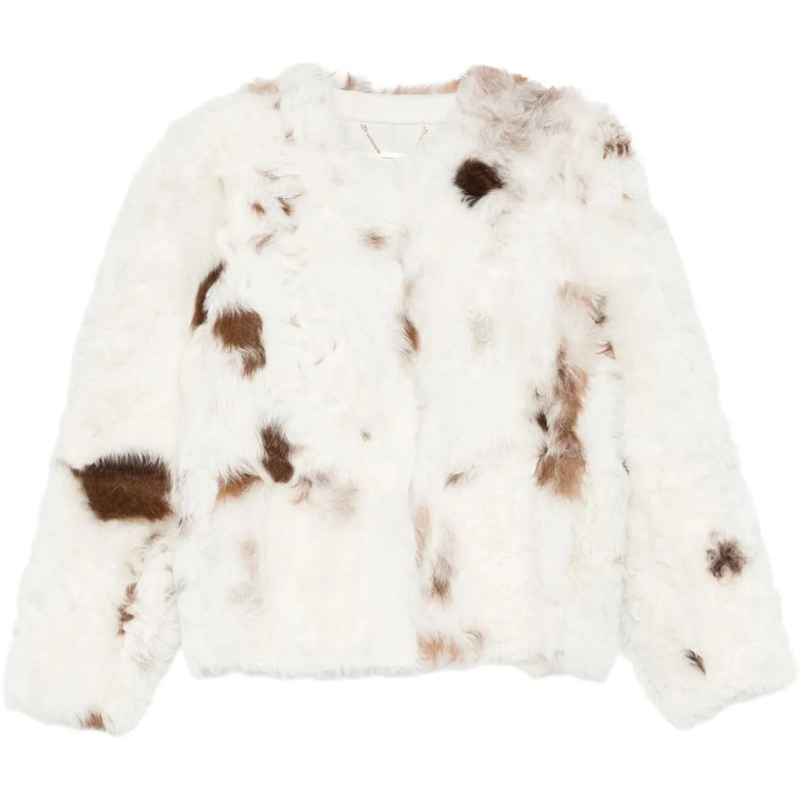 Zimmermann Veste en cuir Jackets Beige beige