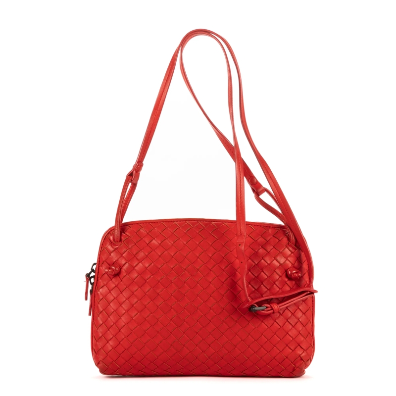Bottega Veneta Crossbody Bag Nodini rot