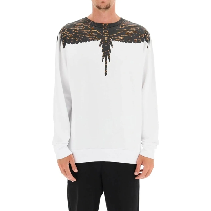 Marcelo Burlon County Of Milan Logo Sweartshirt weiB