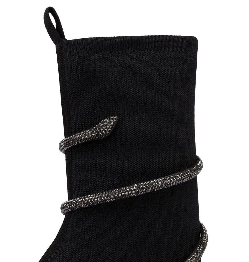 Thumbnail - René Caovilla Stiefel - Margot Black Bootie 105 - Gr. 40 (EU) - in Schwarz - für Damen