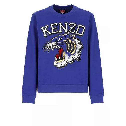 Kenzo Blue Cotton Sweatshirt Blue 