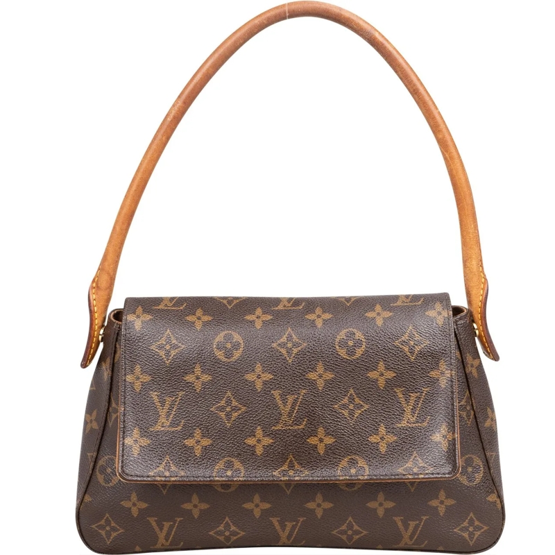 Louis Vuitton Tote Louis Vuitton Canvas Monogram Looping PM Shoulder  braun
