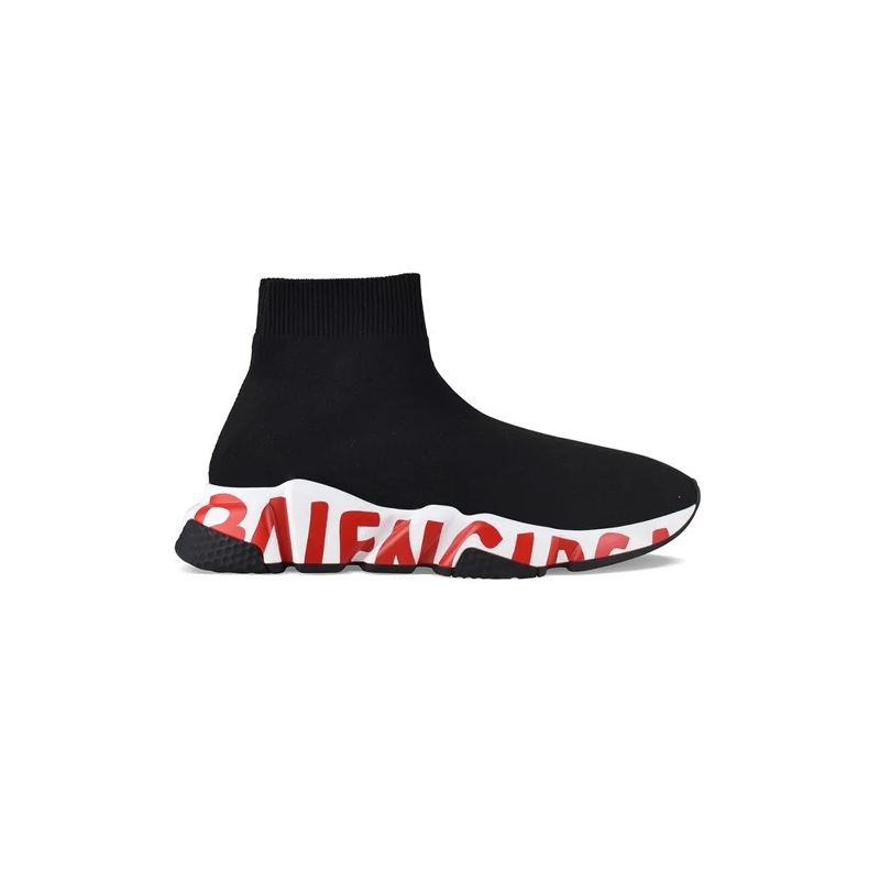 Balenciaga Lage-top sneaker Speed Lt Graffiti Sneakers Black