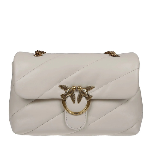 Pinko Draagtas Love Classic Puff Maxi Quilt Bag White weiß