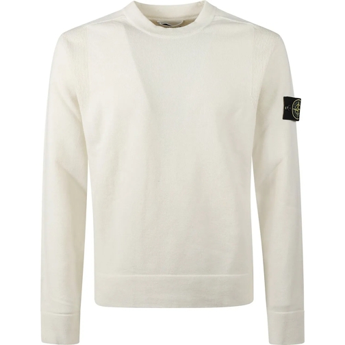 Stone Island  Sweater White weiß