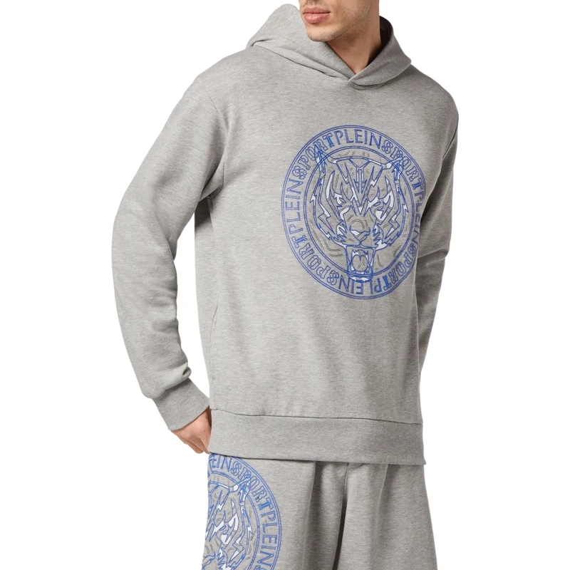 Plein Sport Top Hoodie Tiger grau(Image 3)