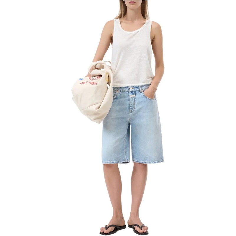 Closed Jeans mit geradem Bein Closed Jenica Shorts Lichtblauw C92189-18s-4m blau(Image 2)