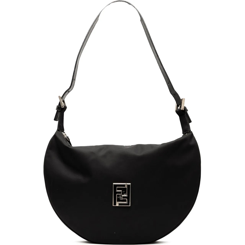 Fendi Sac à bandoulière Nylon FF Shoulder Bag schwarz