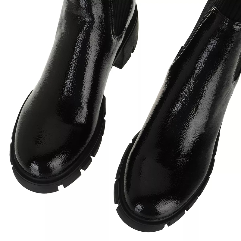 Steve Madden Enkele laarsjes Hayle Bootie Black Patent(Image 2)