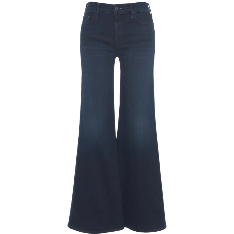 Mother Jeans Slim Fit Flared Jeans 'The Twister Sneak' blau