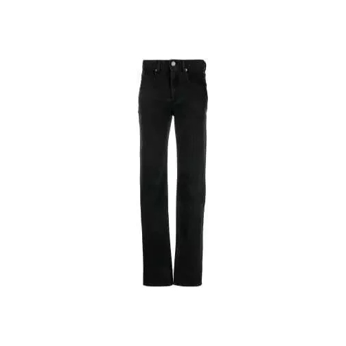 Etoile Isabel Marant Varda Straight-Leg Denim Jeans Black Jeans a gamba dritta