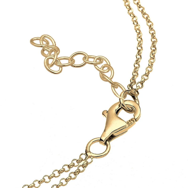 Elli Armband Armband Infinity Ewig Diamant (0.03 ct.) 925 Silbe gold(Image 3)