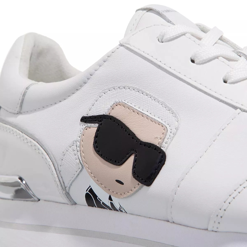 Karl Lagerfeld Low-Top-Sneaker VELOCITA II Karl NFT Lo Lace White Leather Suede(Image 3)