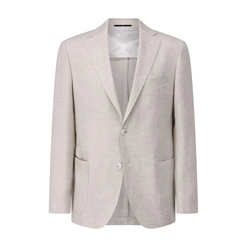 Dressler Anzugjacke Sakko Sendrik aus Leinen Beige