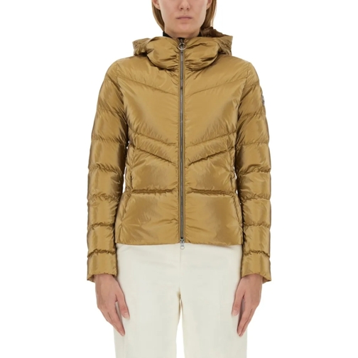 Colmar Originals  Fitted Down Jacket With Hood Neutrals