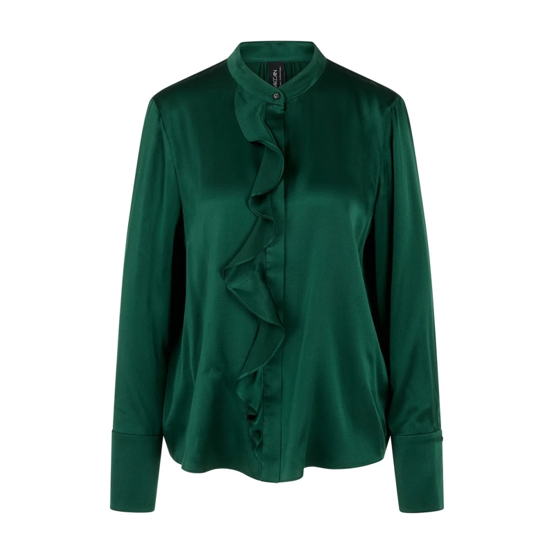 Marc Cain Blouse Bluse dark jade green