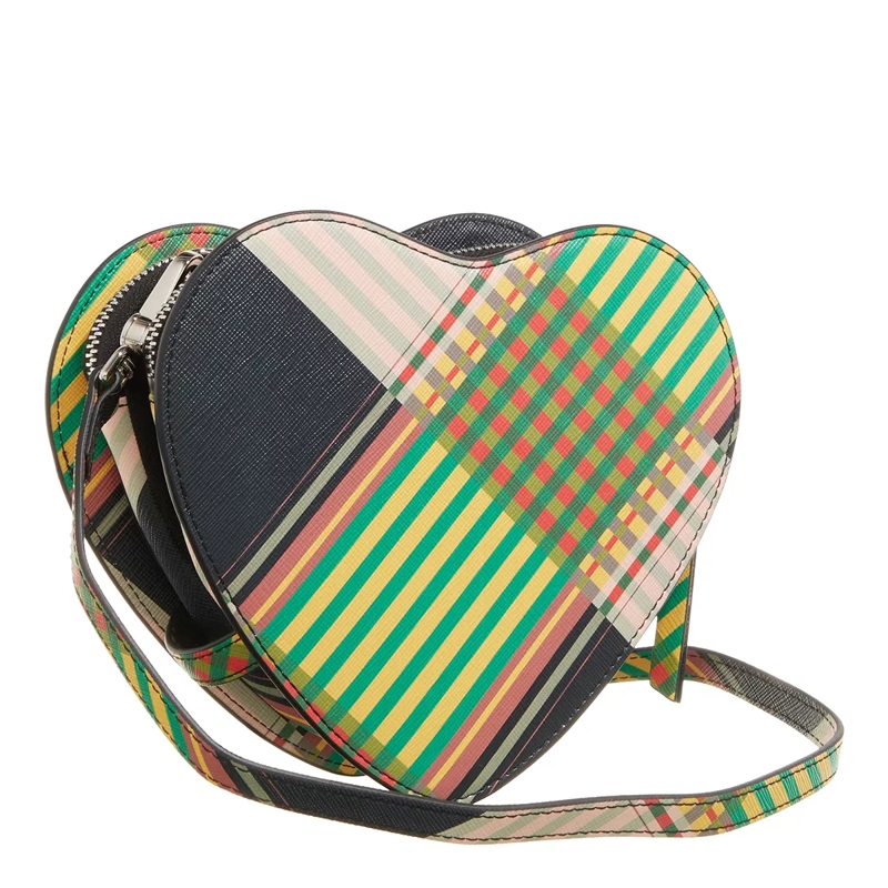Vivienne Westwood Crossbody Bag Louise Heart Crossbody Combat Tartan(Image 3)