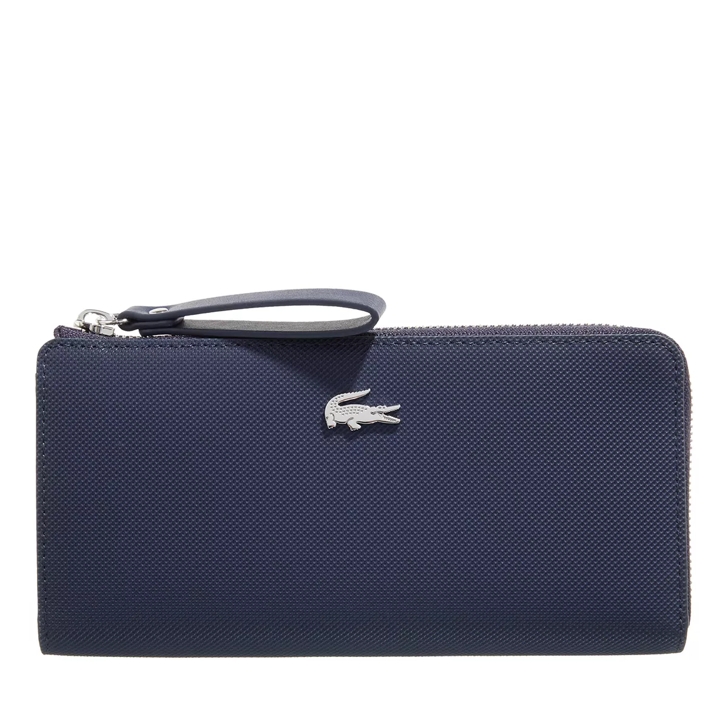 Lacoste blue outlet wallet