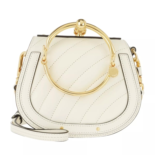 Chloé Nile Crossbody Bag Quilted Leather Natural White Borsetta a tracolla
