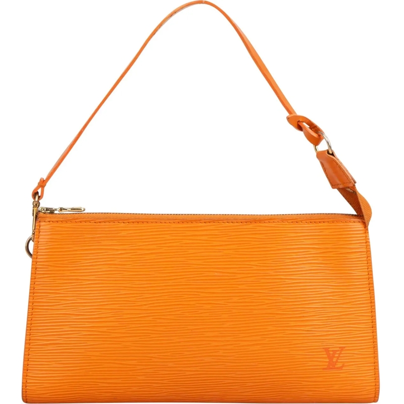 Louis Vuitton Tote Louis Vuitton Orange Epi Leather Pochette Accessoi orange