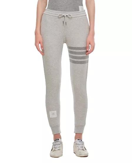 Thom Browne - Striped Joggers - Größe 42 - gray