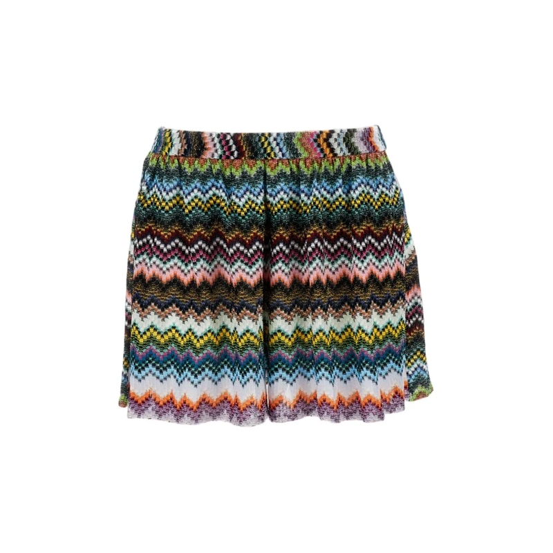 Missoni Legere Shorts Multicolor Zigzag Pattern Shorts Multicolor