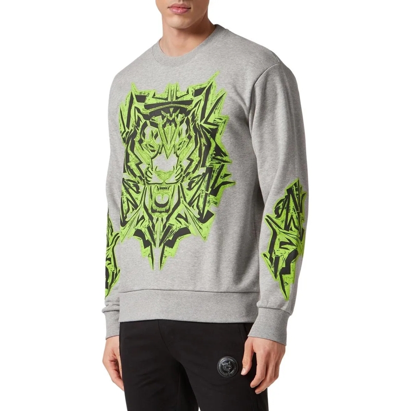 Plein Sport Sweatshirt Sweatshirt Tiger grau(Image 3)