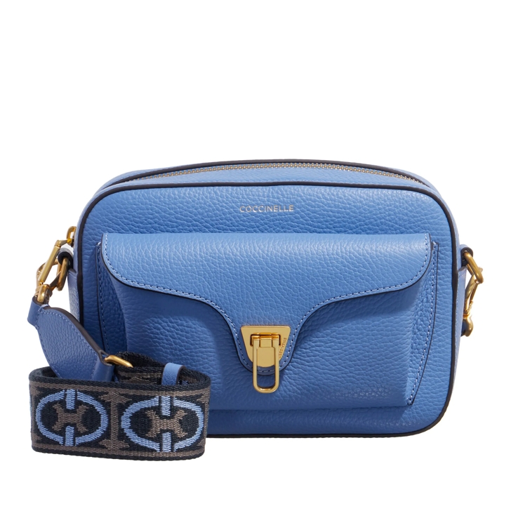 Bolso Cruzado Coccinelle Beat Soft Small Para Mujer En Azul