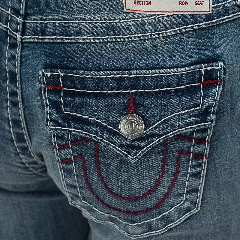 True Religion Ausgestellte Jeans - Modell: Joey- Ausgestelltes Bein- Drehbein- F blau(Image 5)