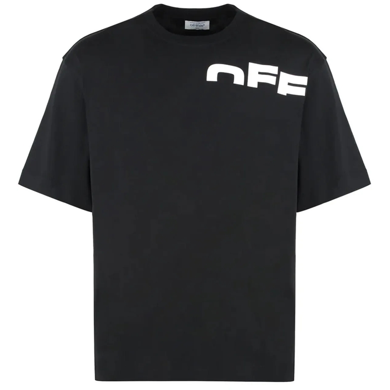 Off-White Legeres Oberteil Off-White Logo T-shirt schwarz