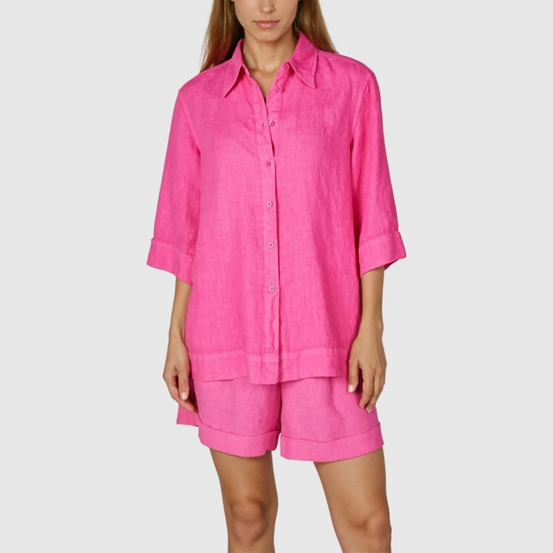 Marc Aurel Hemd Leinenhemd pink(Image 3)