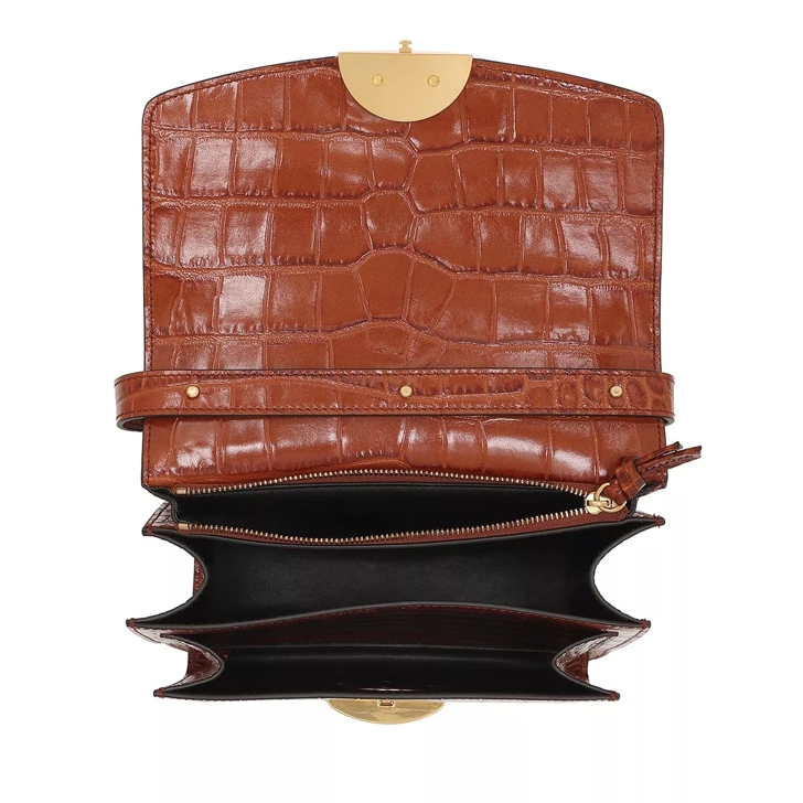 Proenza Schouler Embossed Croc Dia Day Bag Chestnut Crossbody Bag