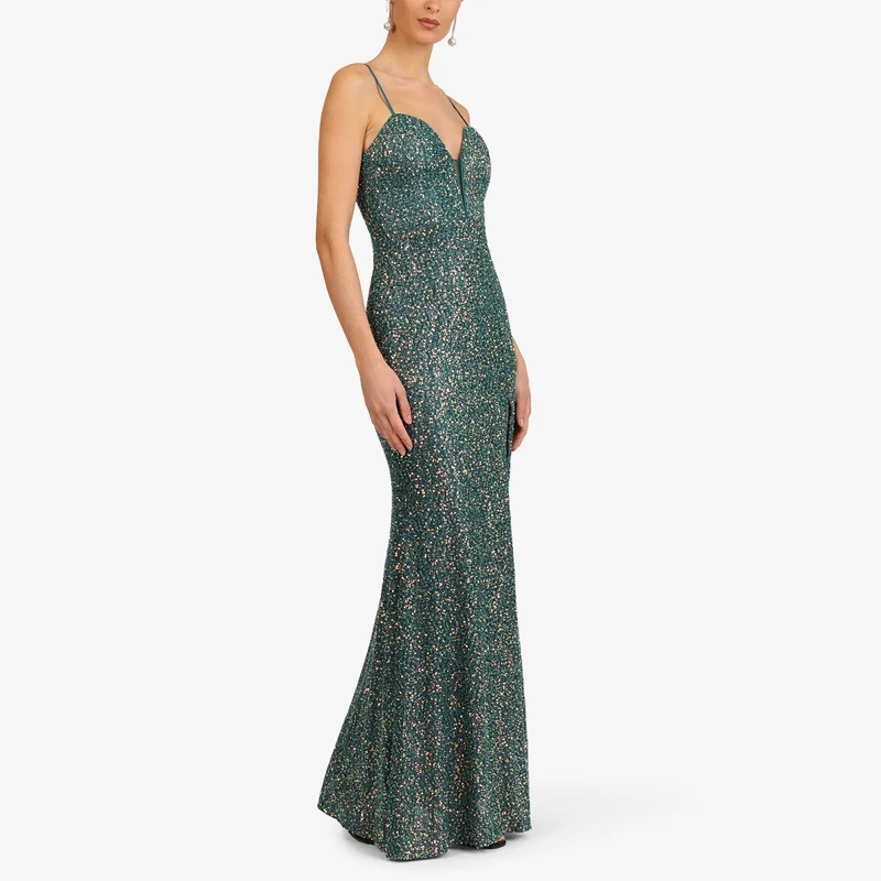 Kraimod Abendkleid Abendkleid dunkel-grün(Image 3)
