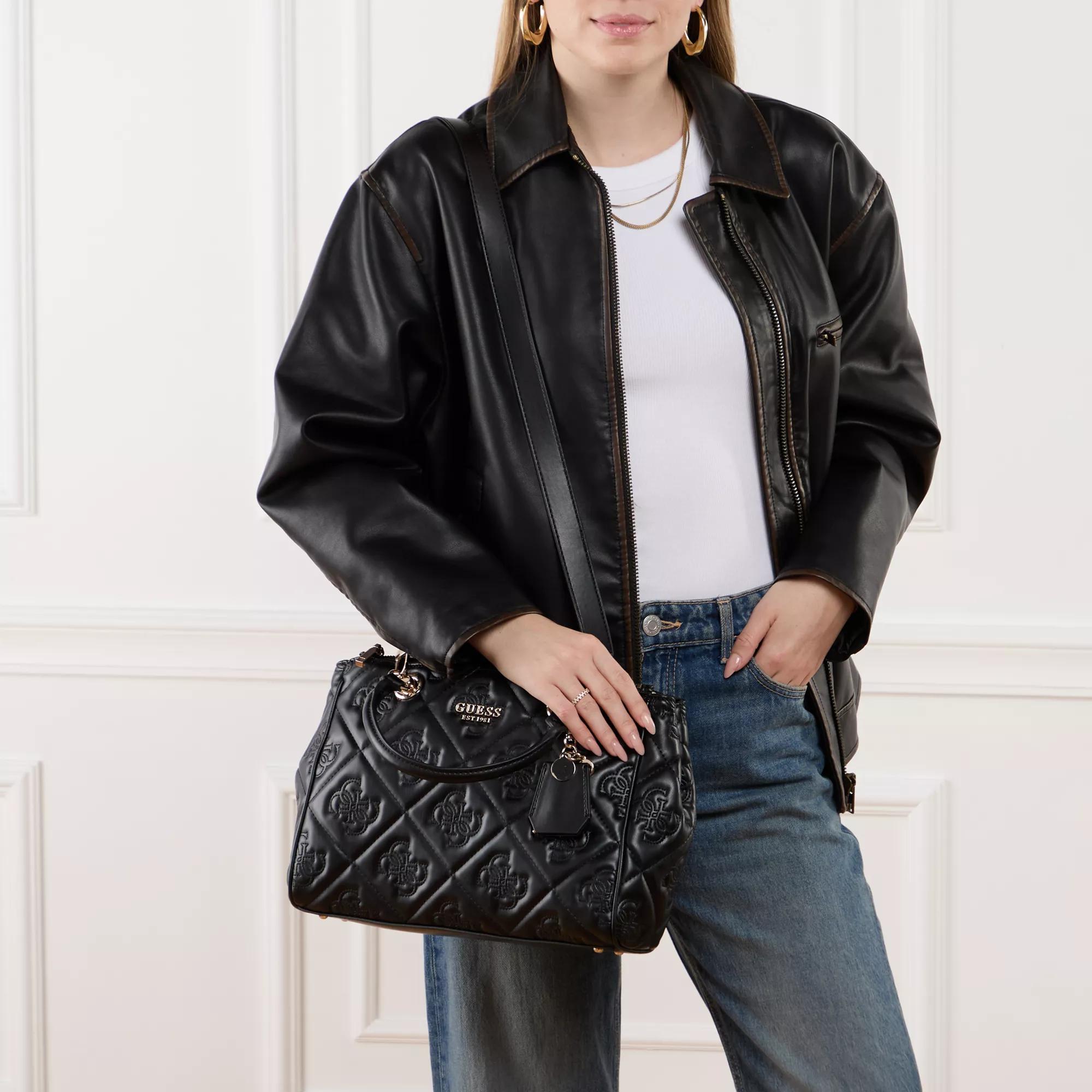 Guess Satchels Marieke Status Satchel in zwart