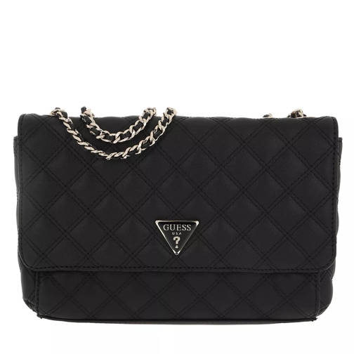 Guess Cessily Convertible Xbody Flap Black Cross body-väskor
