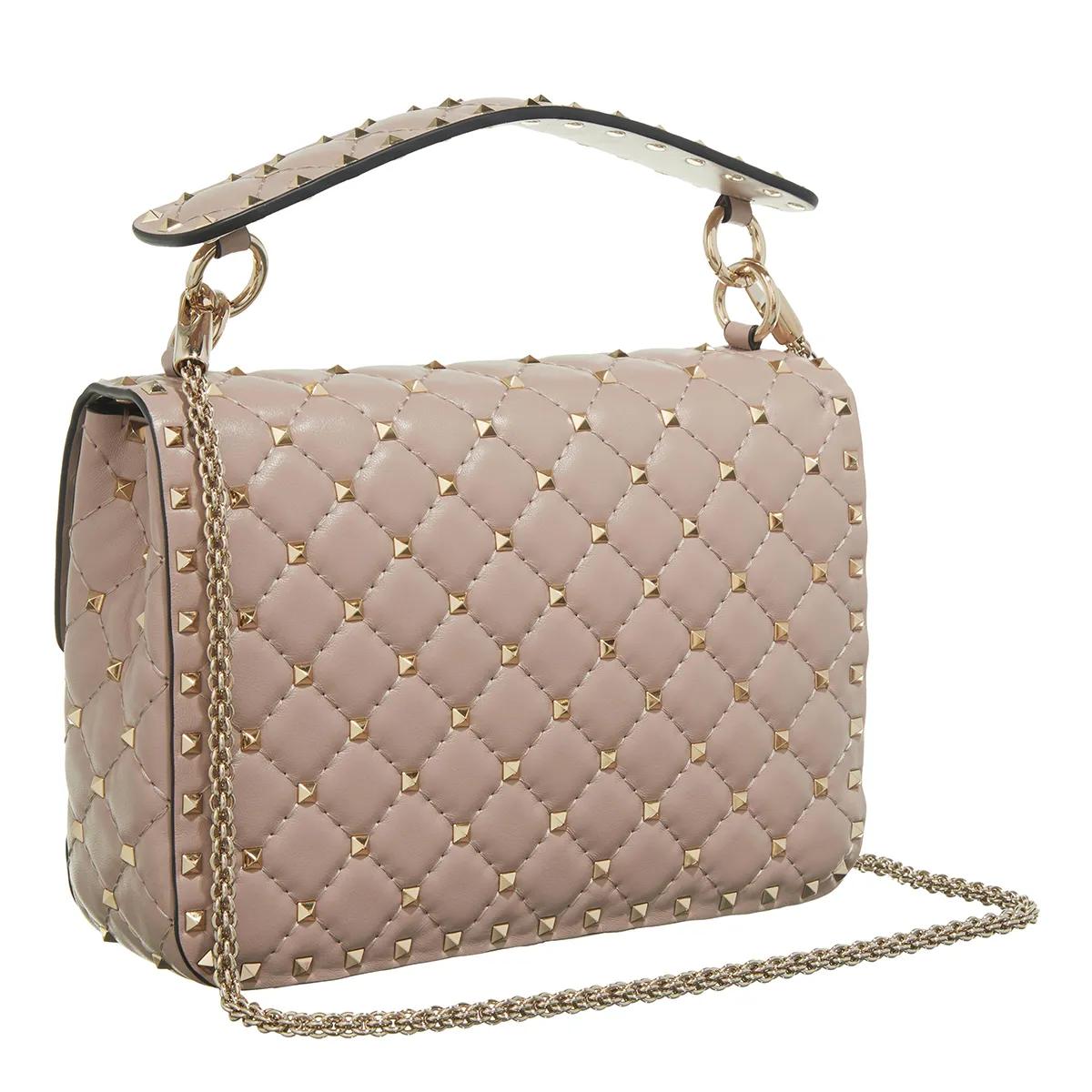 Valentino Garavani Crossbody bags Medium Shoulder Bag Rockstud Spike in taupe