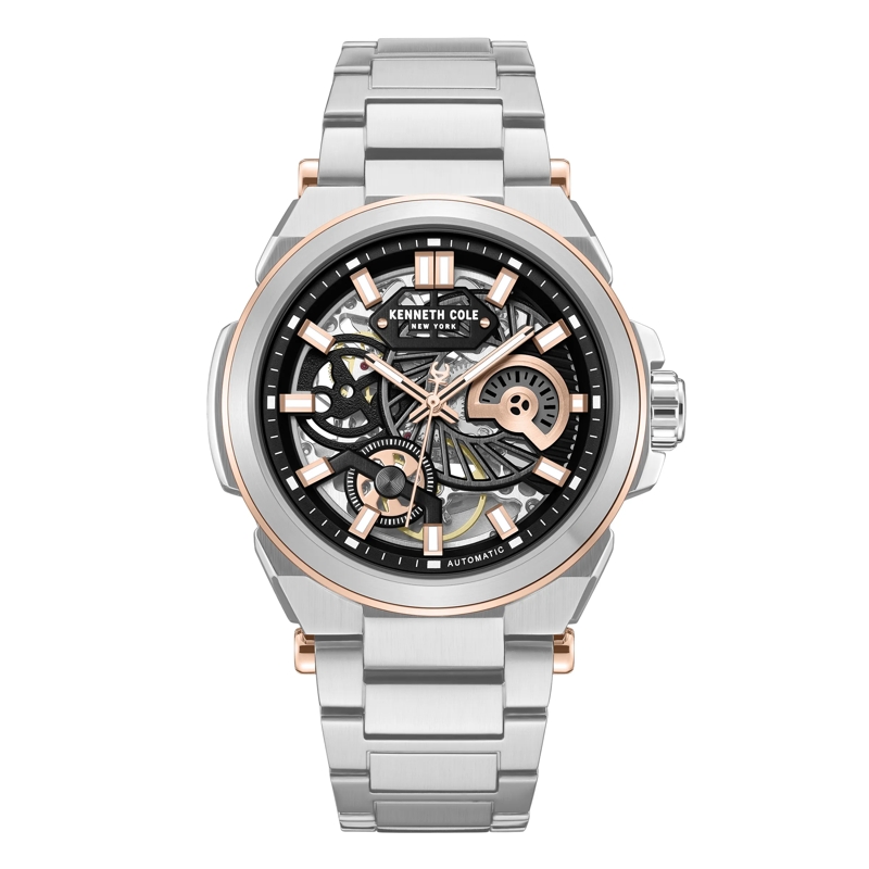 Kenneth Cole Automatikuhr Automatikuhr Barclay silber