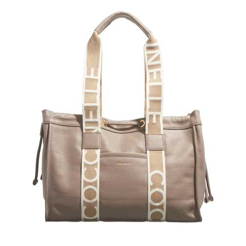 Coccinelle Coccinelle2Day Signature Warm Taupe Shopper