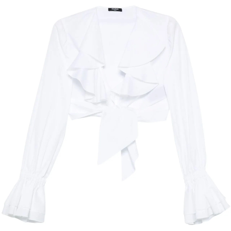Balmain T-Shirt Top White weiß