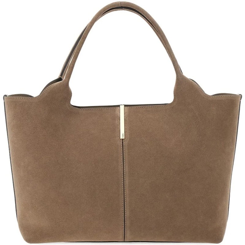 Tod's Shopper Bags Creta Chiaro beige