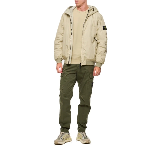 Stone Island Garment Dyed Crinkle Reps Coat Neutrals Giacca di transizione