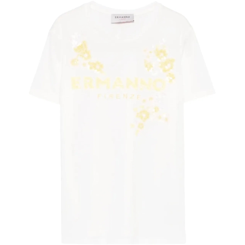 Ermanno Firenze T-shirt T-Shirts And Polos White weiß