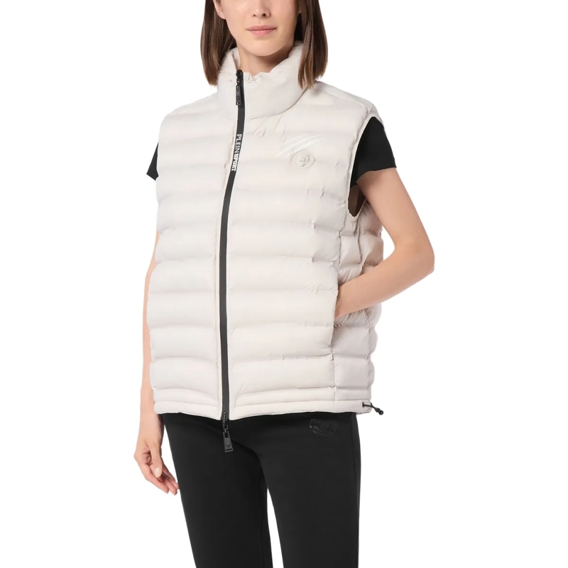 Plein Sport Weste Kurze Weste weiss(Image 3)