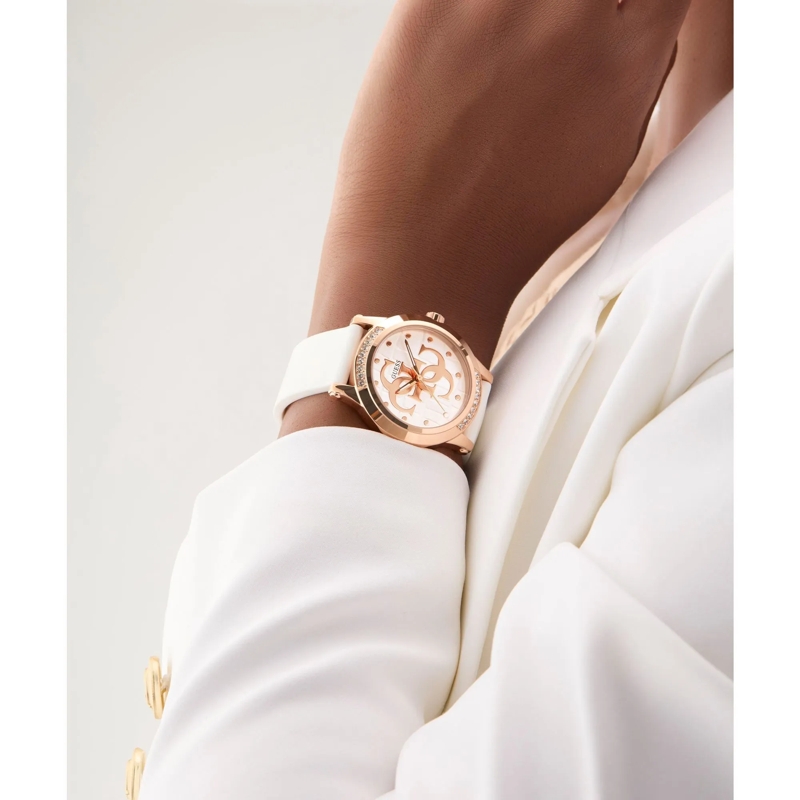 Guess Quarzuhr Quarz-Analoguhr Annette weiss(Image 2)