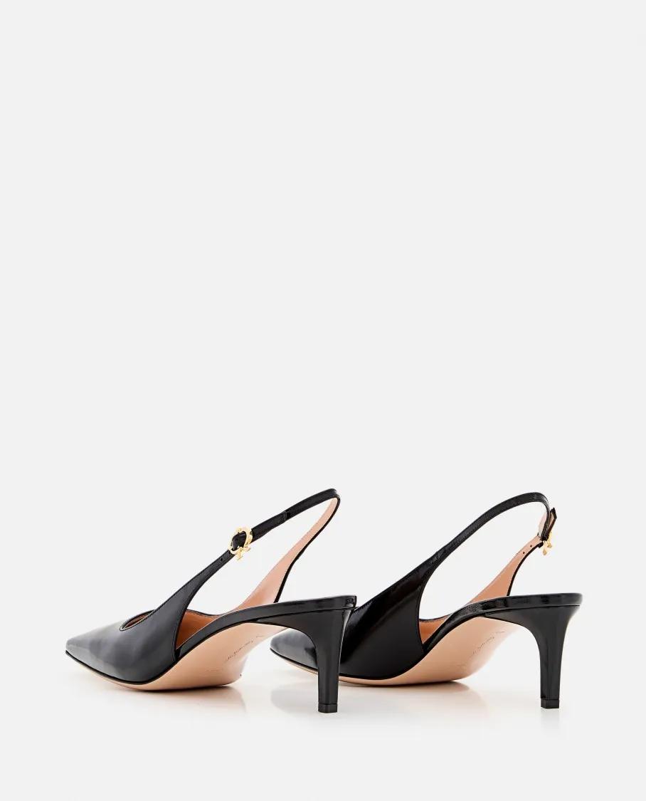 Thumbnail - Gianvito Rossi Hohe Schuhe - Nuit Heel Sling-Back - Gr. 38 (EU) - in Schwarz - für Damen