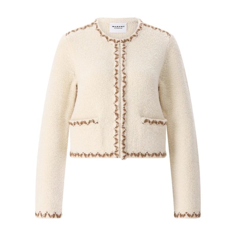 Isabel Marant Blazer Strickjacke Rochelle Creme